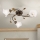 Pinnale kinnitatav lühter SISI 3xE14/40W/230V d. 60 cm pronks/paatina