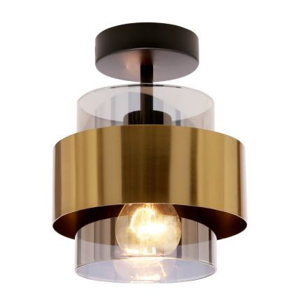 Pinnale kinnitatav lühter SPIEGA 1xE27/60W/230V kuldne/must