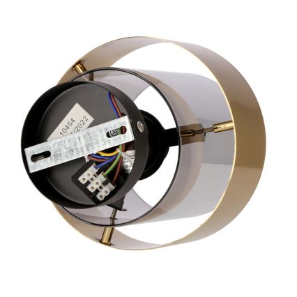Pinnale kinnitatav lühter SPIEGA 1xE27/60W/230V kuldne/must