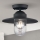 Pinnale kinnitatav välilühter EDWARD 1xE27/60W/230V IP44 must