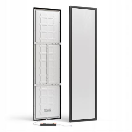 Pinnale paigaldatav LED-paneel 60W/230V 30x120 cm must