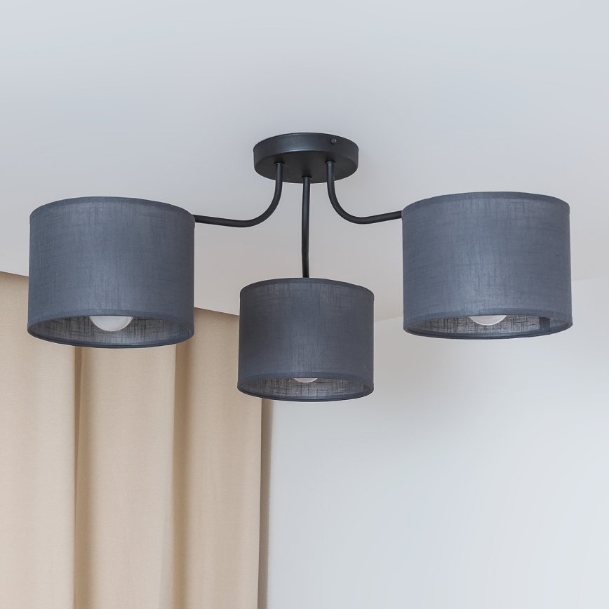 Pinnapealne laelamp ALBA 3xE27/15W/230V hall