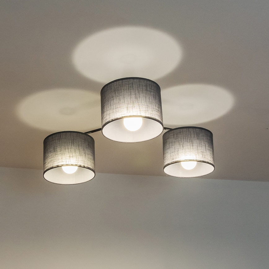 Pinnapealne laelamp ALBA 3xE27/15W/230V hall