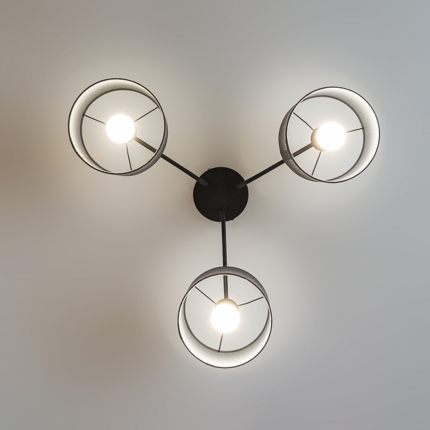 Pinnapealne laelamp ALBA 3xE27/15W/230V hall