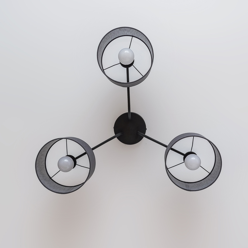 Pinnapealne laelamp ALBA 3xE27/15W/230V hall