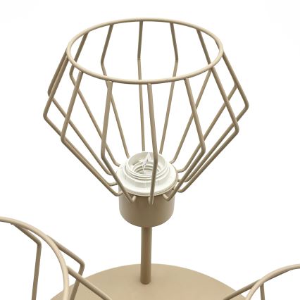 Pinnapealne laelamp AUDREY 3xE27/60W/230V beež