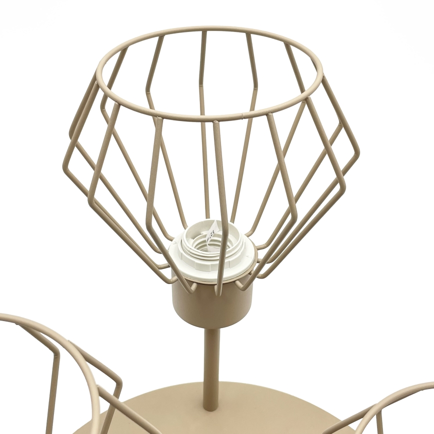 Pinnapealne laelamp AUDREY 3xE27/60W/230V beež
