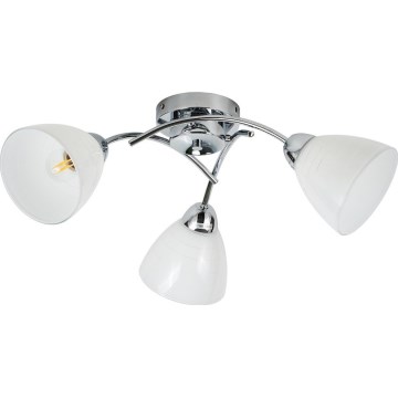 Pinnapealne laelamp CLARA 3xE27/15W/230V läikiv kroom