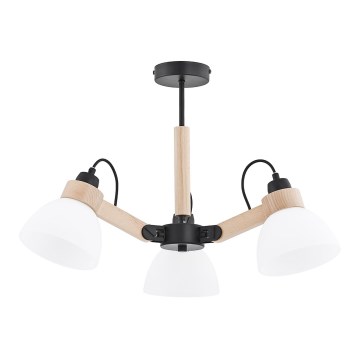 Pinnapealne laelamp DANTONA 3xE27/15W/230V must/beež