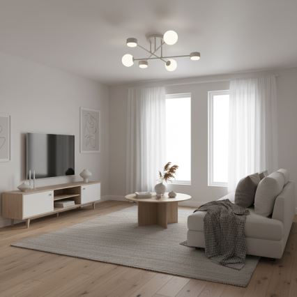 Pinnapealne laelamp HOLON 3xG9/8W/230V + 3xGX53/12W, hall