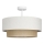 Pinnapealne laelamp NATIA 1xE27/60W/230V, läbimõõt 45 cm, valge/pruun