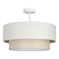 Pinnapealne laelamp NATIA 1xE27/60W/230V Ø 45 cm kreemjas