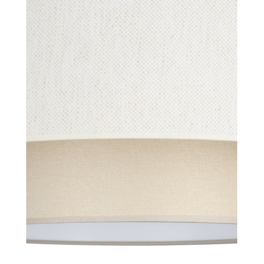 Pinnapealne laelamp NATIA 1xE27/60W/230V Ø 45 cm kreemjas