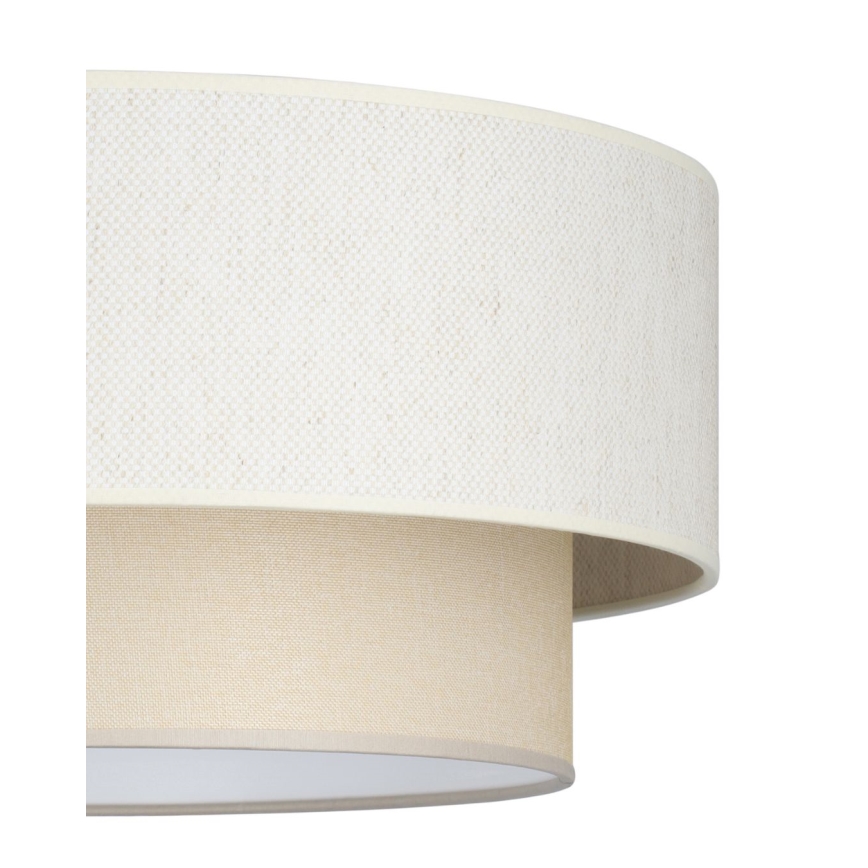Pinnapealne laelamp NATIA 1xE27/60W/230V Ø 45 cm kreemjas