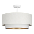 Pinnapealne laelamp NATIA 1×E27/60W/230V, läbimõõt 45 cm, valge