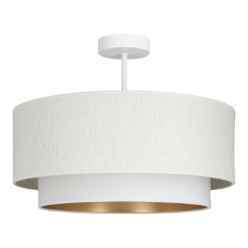 Pinnapealne laelamp NATIA 1×E27/60W/230V, läbimõõt 45 cm, valge