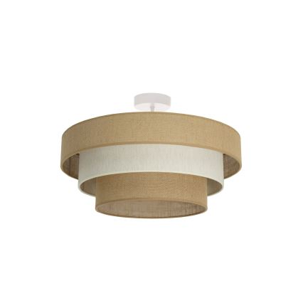 Pinnapealne laelamp WENTA 1xE27/60W/230V, läbimõõt 50 cm, juut/kreemjas