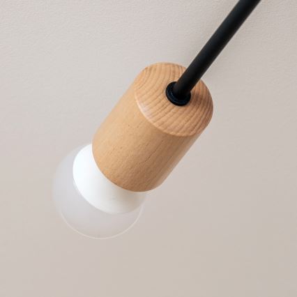 Pinnapealne laelühter CAMBRIDGE 4xE27/15W/230V männipuit