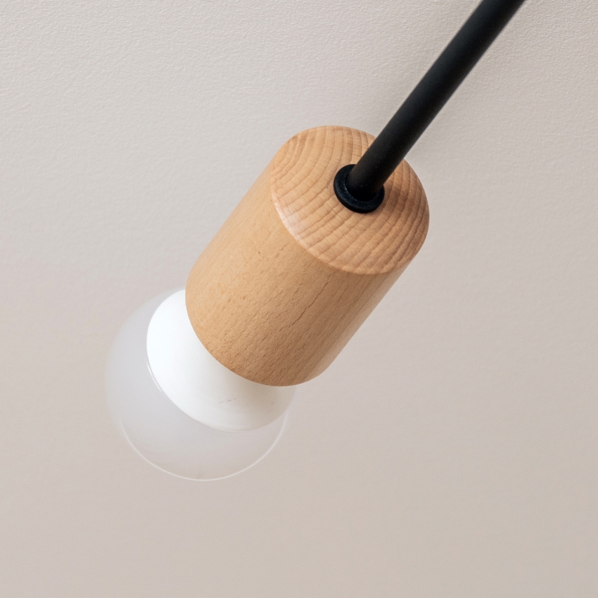 Pinnapealne laelühter CAMBRIDGE 4xE27/15W/230V männipuit
