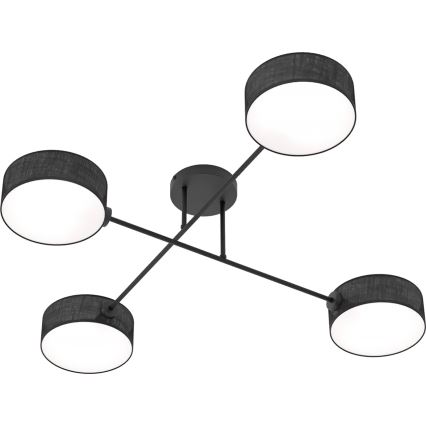 Pinnapealne laelühter MAGA 4xE14/10W/230V must