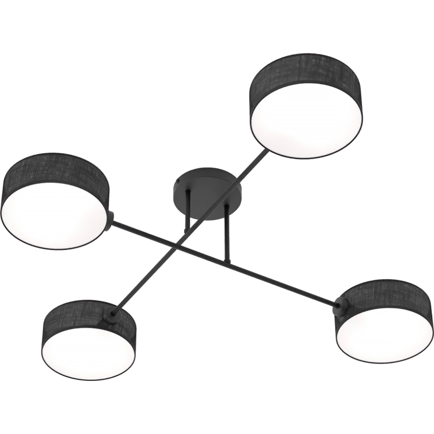 Pinnapealne laelühter MAGA 4xE14/10W/230V must