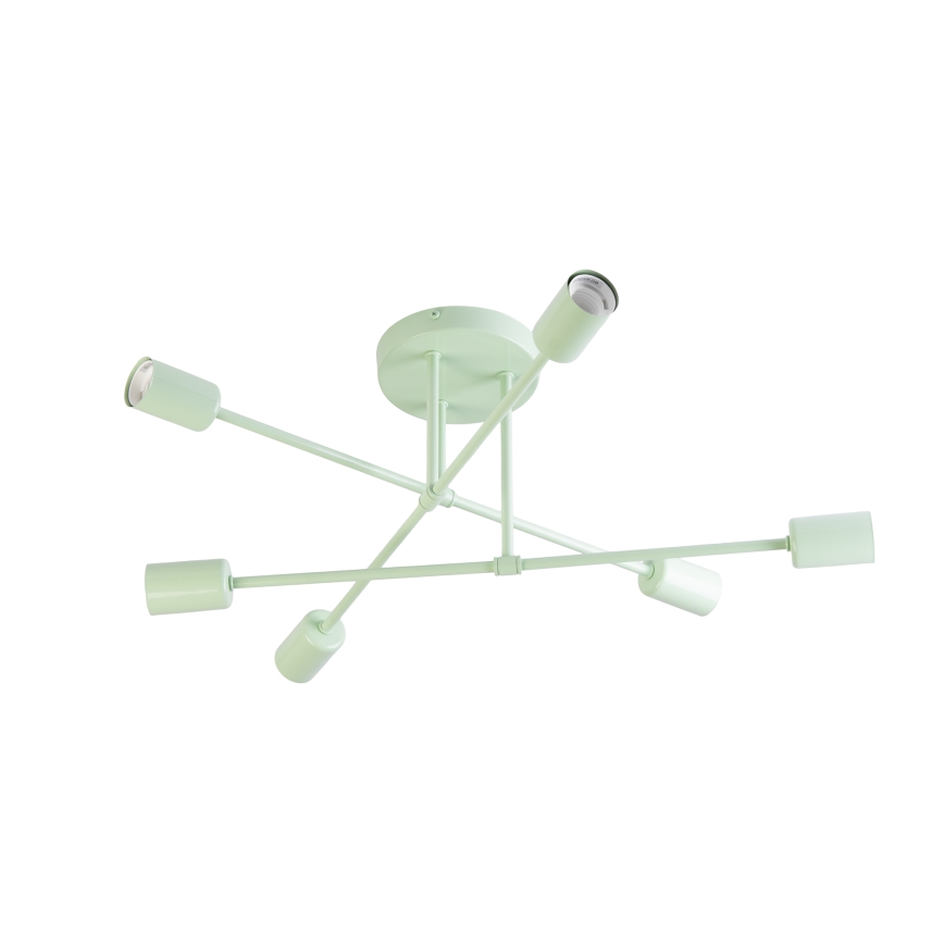 Pinnapealne laevalgusti CAMBRIDGE 6xE27/15W/230V roheline