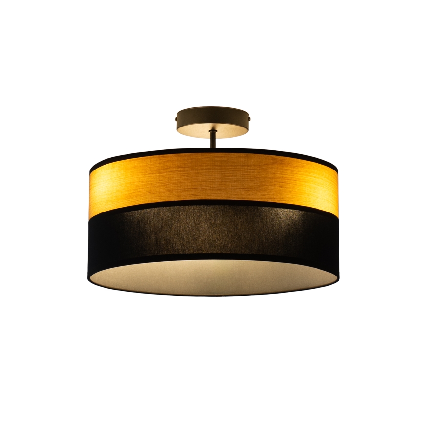 Pinnapealne lühter ALBA 3xE27/15W/230V läbimõõt 40 cm must/pruun