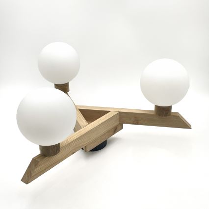 Pinnapealne lühter ANTONIO 3xG9/5W/230V tamm/valge