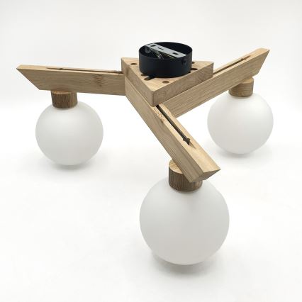 Pinnapealne lühter ANTONIO 3xG9/5W/230V tamm/valge