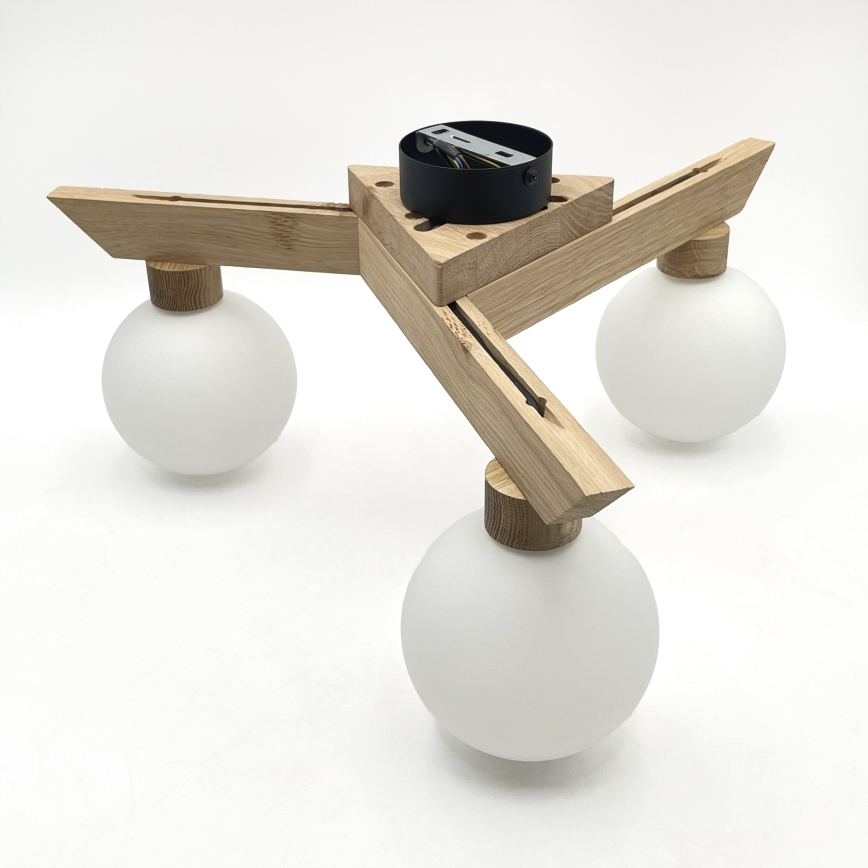 Pinnapealne lühter ANTONIO 3xG9/5W/230V tamm/valge