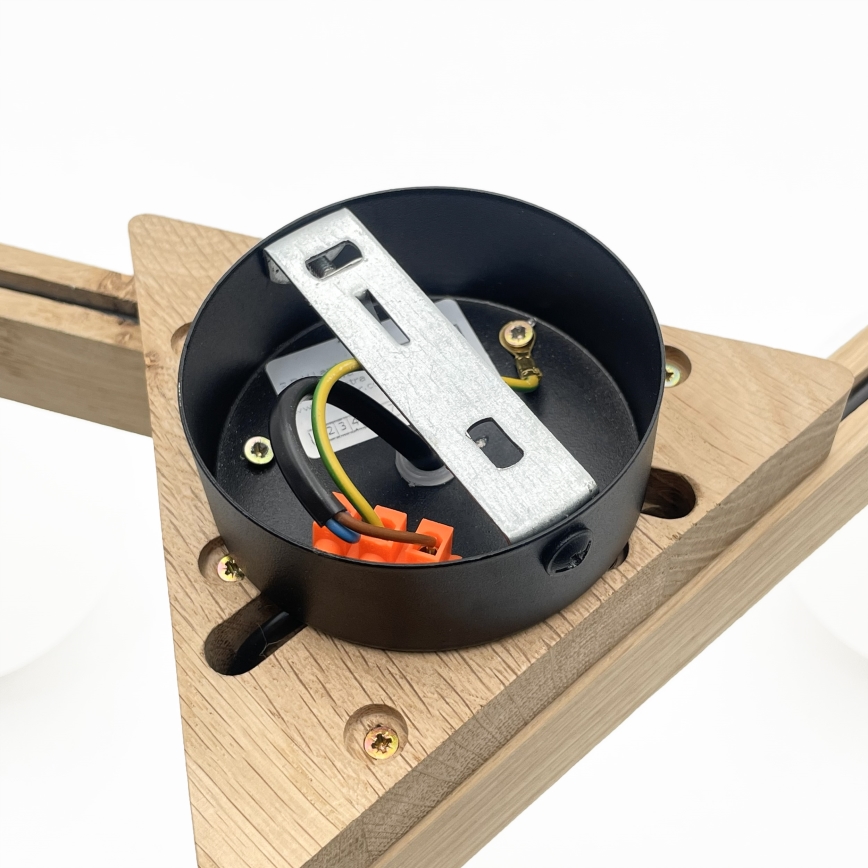 Pinnapealne lühter ANTONIO 3xG9/5W/230V tamm/valge