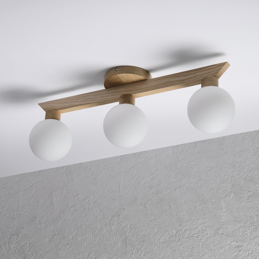 Pinnapealne lühter ANTONIO 3xG9/5W/230V tamm/valge