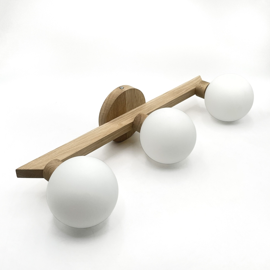 Pinnapealne lühter ANTONIO 3xG9/5W/230V tamm/valge