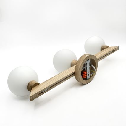 Pinnapealne lühter ANTONIO 3xG9/5W/230V tamm/valge