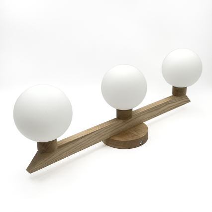 Pinnapealne lühter ANTONIO 3xG9/5W/230V tamm/valge