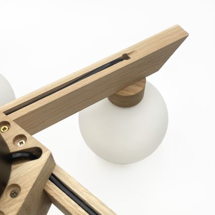 Pinnapealne lühter ANTONIO 5xG9/5W/230V tamm/valge