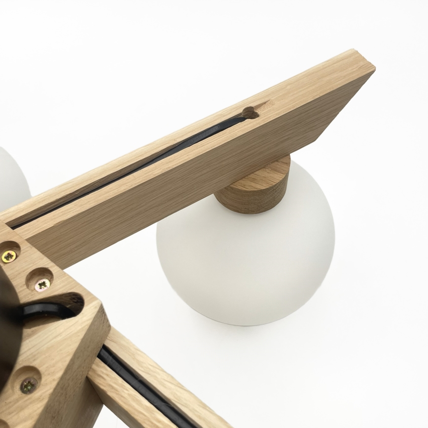 Pinnapealne lühter ANTONIO 5xG9/5W/230V tamm/valge