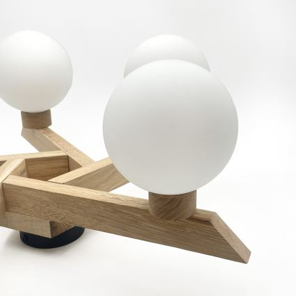 Pinnapealne lühter ANTONIO 5xG9/5W/230V tamm/valge