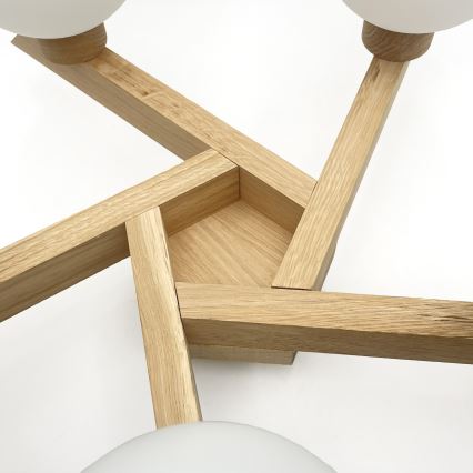 Pinnapealne lühter ANTONIO 5xG9/5W/230V tamm/valge