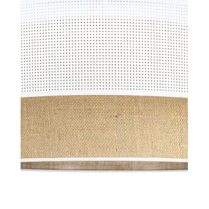 Pinnapealne lühter BORHO 1xE27/60W/230V läbimõõt 40 cm valge/juut