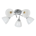 Pinnapealne lühter CLARA 5xE27/15W/230V läikiv kroom