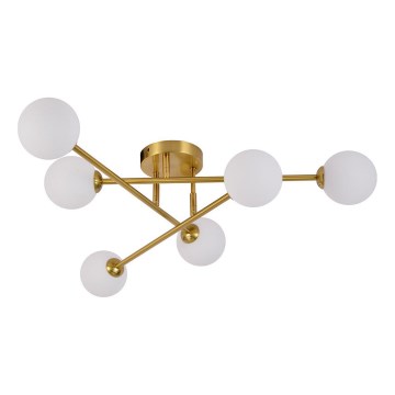 Pinnapealne lühter DORADO 6xG9/28W/230V kuldne