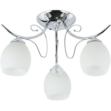 Pinnapealne lühter ELLA 3xE27/15W/230V läikiv kroom
