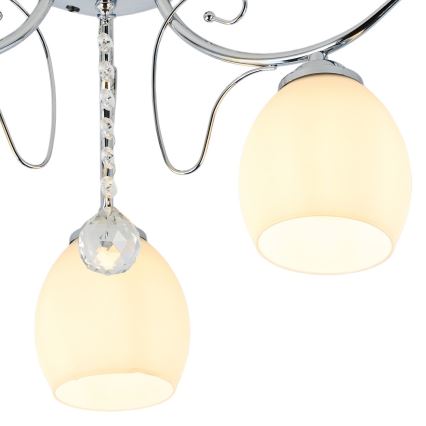 Pinnapealne lühter ELLA 3xE27/15W/230V läikiv kroom