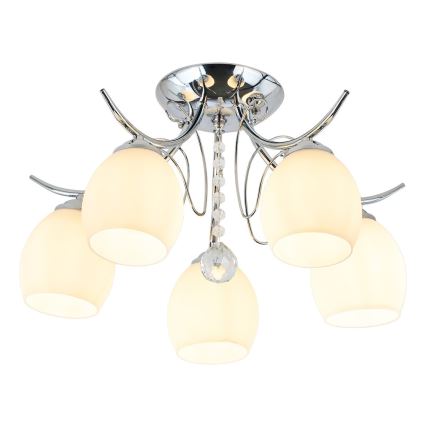 Pinnapealne lühter ELLA 5xE27/15W/230V läikiv kroom