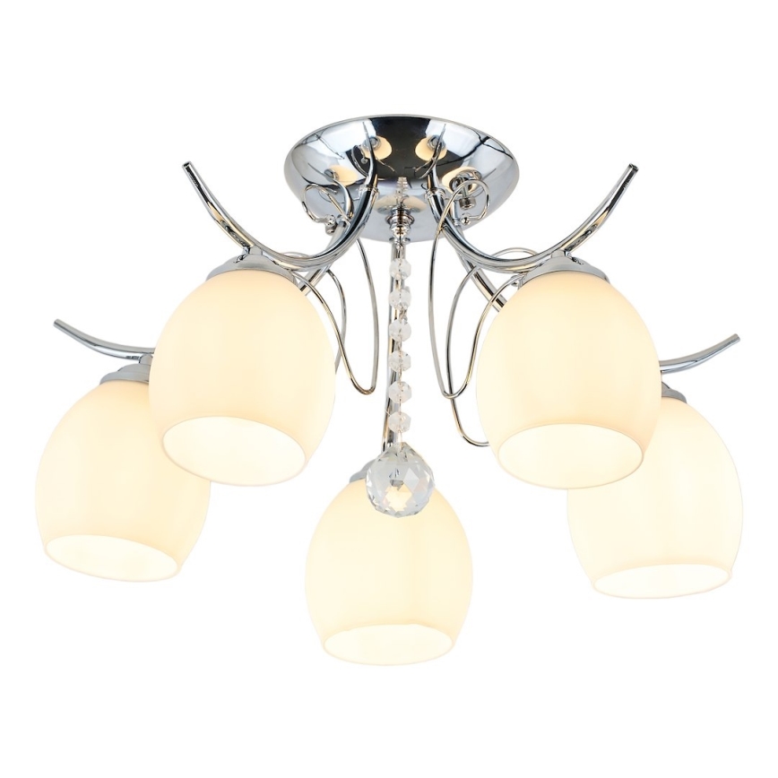 Pinnapealne lühter ELLA 5xE27/15W/230V läikiv kroom