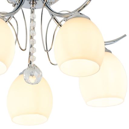 Pinnapealne lühter ELLA 5xE27/15W/230V läikiv kroom
