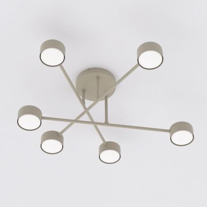 Pinnapealne lühter HALO 6xGX53/10W/230V beež