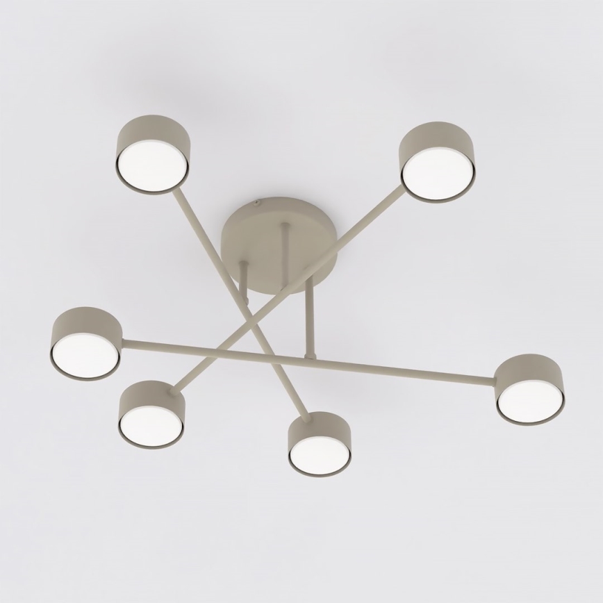 Pinnapealne lühter HALO 6xGX53/10W/230V beež