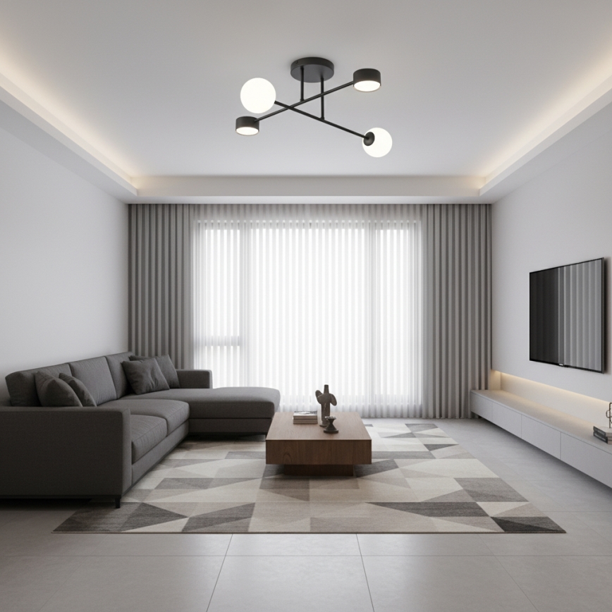 Pinnapealne lühter HOLON 2xG9/8W/230V + 2xGX53/12W must